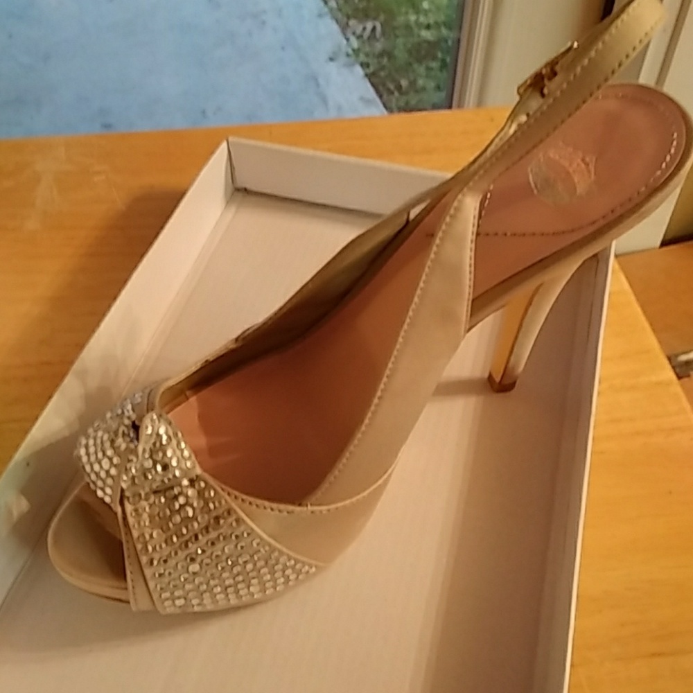 Gold heels